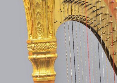 Art Nouveau Concert Harp
