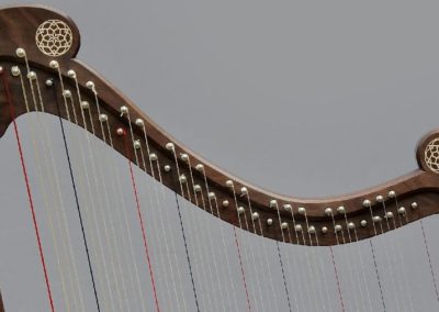 Evaluation of the spanish baroque harp HUETE